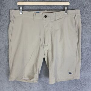 S Castaway Shorts Mens 38‎ Khaki Chino Nantucket Preppy Coastal Nylon Stretch